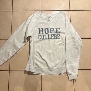 Champion Reverse Weave Cream Sweatshirt